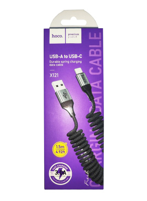 Кабель Hoco X121 Type-C Black (150см)